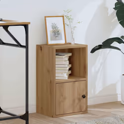 vidaXL Bookcase Artisan Oak 31x24x52 cm Engineered Wood bookshelf book case