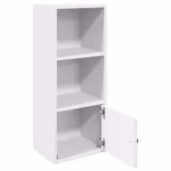 vidaXL Bookcase White 31x24x77 cm Engineered Wood bookshelf book case