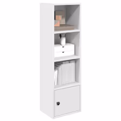 vidaXL Bookcase White 31x24x102 cm Engineered Wood bookshelf book case