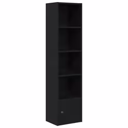 VidaXL 860347, Black, Oak, Wood, Wood, 310 mm, 240 mm, 1270 mm
