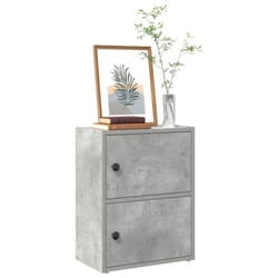 vidaXL Bookcase Concrete Grey 40x24x52 cm Engineered Wood bookshelf book case