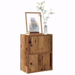 vidaXL Bookcase Old Wood 40x24x52 cm Engineered Wood bookshelf book case
