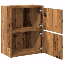 vidaXL Bookcase Old Wood 40x24x52 cm Engineered Wood bookshelf book case - Additional view 4