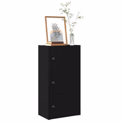 VidaXL 860365, Black, Oak, Wood, Wood, 400 mm, 240 mm, 770 mm