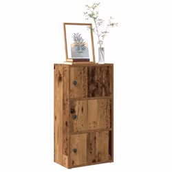 vidaXL Bookcase Old Wood 40x24x77 cm Engineered Wood bookshelf book case
