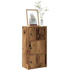 vidaXL Bookcase Old Wood 40x24x77 cm Engineered Wood bookshelf book case