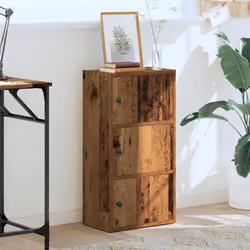 vidaXL Bookcase Old Wood 40x24x77 cm Engineered Wood bookshelf book case
