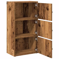 vidaXL Bookcase Old Wood 40x24x77 cm Engineered Wood bookshelf book case - Additional view 4