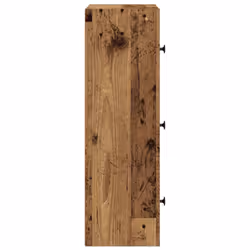 vidaXL Bookcase Old Wood 40x24x77 cm Engineered Wood bookshelf book case - Additional view 5
