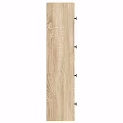 vidaXL Bookcase Concrete Grey 40x24x102 cm Engineered Wood bookshelf book case - Additional view 5