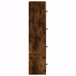vidaXL Bookcase Smoked Oak 40x24x102 cm Engineered Wood bookshelf book case - Additional view 5