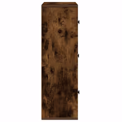 vidaXL Bookcase Bookshelf Cabinet Storage Shelf Book Stand Engineered Wood - smoked oak, 76.5 cm/ 60 cm - Additional view 5