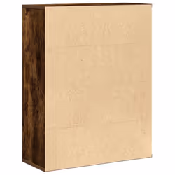 vidaXL Bookcase Bookshelf Cabinet Storage Shelf Book Stand Engineered Wood - smoked oak, 76.5 cm/ 60 cm - Additional view 6