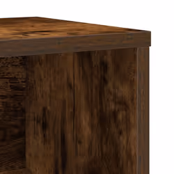 vidaXL Bookcase Bookshelf Cabinet Storage Shelf Book Stand Engineered Wood - smoked oak, 76.5 cm/ 60 cm - Additional view 8
