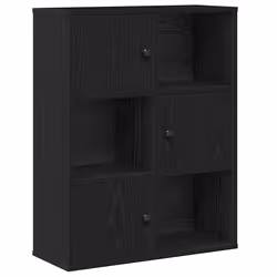 VidaXL 860392, Black, Oak, Wood, Wood, 600 mm, 240 mm, 1015 mm