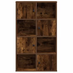 vidaXL Bookcase Smoked Oak 60x24x101.5 cm Engineered Wood bookshelf book case