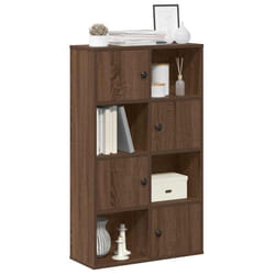 vidaXL Bookcase Brown Oak 60x24x101.5 cm Engineered Wood bookshelf book case
