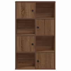 vidaXL Bookcase Brown Oak 60x24x101.5 cm Engineered Wood bookshelf book case