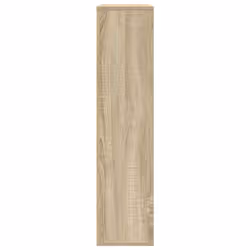 vidaXL Bookcase Bookshelf Cabinet Storage Shelf Book Stand Engineered Wood - sonoma oak, 101.5 cm/ 89 cm - Additional view 4