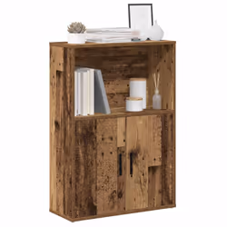 vidaXL Bookcase Old Wood 60x24x85 cm Engineered Wood bookshelf book case