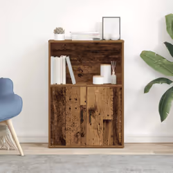 vidaXL Bookcase Old Wood 60x24x85 cm Engineered Wood bookshelf book case