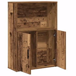 vidaXL Bookcase Old Wood 60x24x85 cm Engineered Wood bookshelf book case - Additional view 4