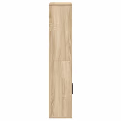 vidaXL Bookcase Sonoma Oak 60x24x120 cm Engineered Wood bookshelf book case - sonoma oak - Additional view 4