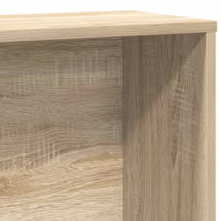 vidaXL Bookcase Sonoma Oak 60x24x120 cm Engineered Wood bookshelf book case - sonoma oak - Additional view 7