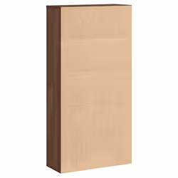 vidaXL Bookcase Sonoma Oak 60x24x120 cm Engineered Wood bookshelf book case - brown oak - Additional view 5