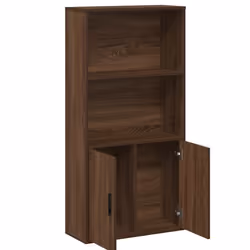 vidaXL Bookcase Sonoma Oak 60x24x120 cm Engineered Wood bookshelf book case - brown oak - Additional view 6