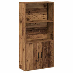 vidaXL Bookcase Sonoma Oak 60x24x120 cm Engineered Wood bookshelf book case - old wood