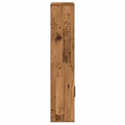 vidaXL Bookcase Sonoma Oak 60x24x120 cm Engineered Wood bookshelf book case - old wood - Additional view 4