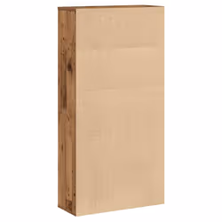 vidaXL Bookcase Sonoma Oak 60x24x120 cm Engineered Wood bookshelf book case - old wood - Additional view 5