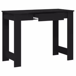 vidaXL Desk Concrete Grey 100x45x75 cm Engineered Wood office desk study desk - black - Additional view 4