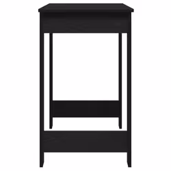 vidaXL Desk Concrete Grey 100x45x75 cm Engineered Wood office desk study desk - black - Additional view 5