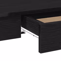 vidaXL Desk Concrete Grey 100x45x75 cm Engineered Wood office desk study desk - black - Additional view 7