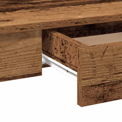 vidaXL Desk Concrete Grey 100x45x75 cm Engineered Wood office desk study desk - old wood - Additional view 7