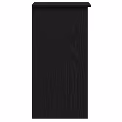 vidaXL Desk with Shelves White 84x40x78 cm Engineered Wood office desk - black - Additional view 5