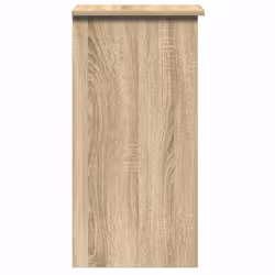 vidaXL Desk with Shelves White 84x40x78 cm Engineered Wood office desk - sonoma oak - Additional view 5