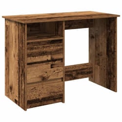 vidaXL Desk Writing Table Working Desk Study Computer Desk Engineered Wood - old wood