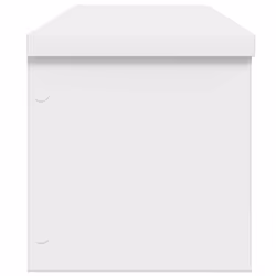 vidaXL Kitchen Racks Stackable Storage Shelf Counter Shelf Cabinet Organizer - white, 60 x 15 x 16 cm/ 2 pcs - Additional view 4