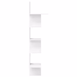 vidaXL Wall Corner Shelf Wall Rack Wall-mounted Storage Shelf Engineered Wood - white - Additional view 4
