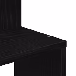 vidaXL Wall Corner Shelf Wall Rack Wall-mounted Storage Shelf Engineered Wood - black - Additional view 6