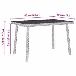 VidaXL 4104054 outdoor table Grey - Additional view 8