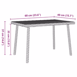 VidaXL 4104059 outdoor table Grey - Additional view 8