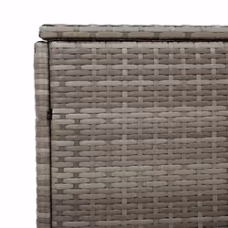 vidaXL Garden Storage Box Beige 110x50x58 cm Poly Rattan garden storage box - grey - Additional view 7