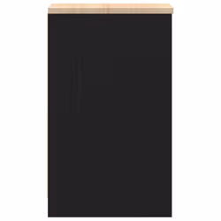 vidaXL Garage Storage Cabinet Solid Wood Pine cabinet - black, 30 x 51 x 85 cm/ 1 pcs - Additional view 5