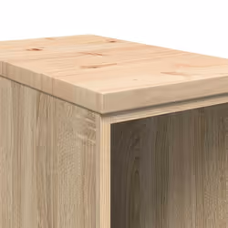 vidaXL Garage Storage Cabinet Solid Wood Pine cabinet - sonoma oak, 30 x 51 x 85 cm - Additional view 7