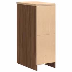 vidaXL Garage Storage Cabinet Solid Wood Pine cabinet - brown oak, 30 x 51 x 85 cm - Additional view 6