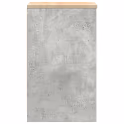 vidaXL Garage Storage Cabinet Solid Wood Pine cabinet - concrete grey, 40 x 51 x 85 cm - Additional view 5